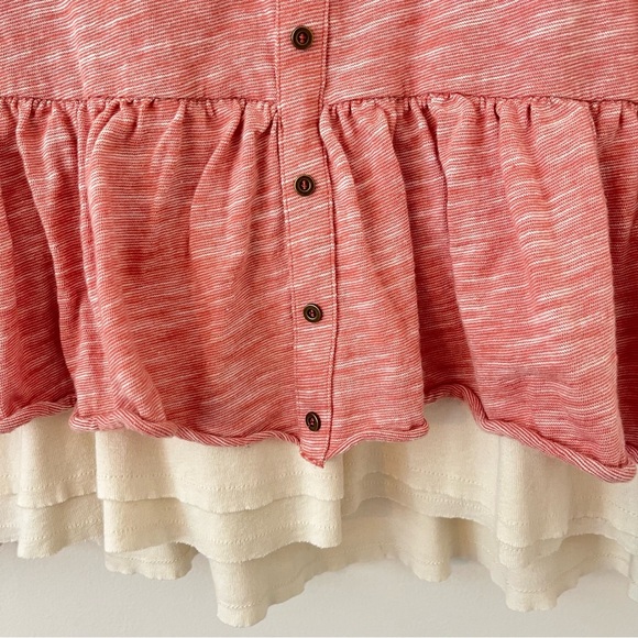 Pilcro and the Letterpress Pink Ruffle Tank Top - Picture 8 of 15